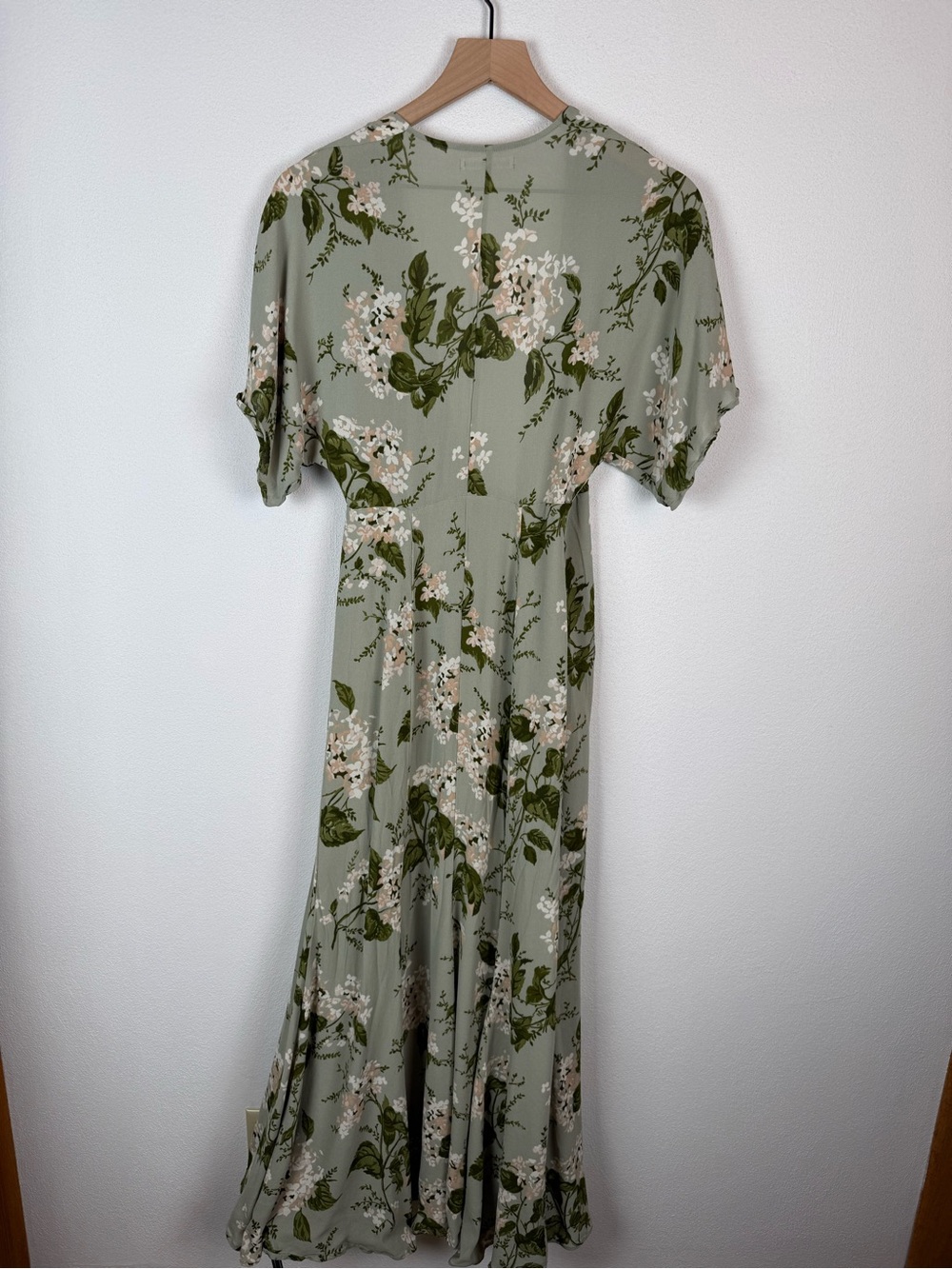 Reformation Winslow Tea Garden Floral Green Maxi Dress Small - Picture 10 of 10